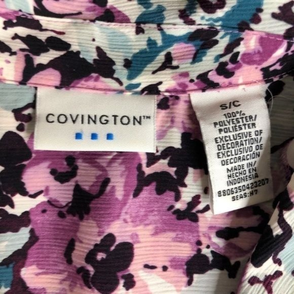 Covington Women's Floral Button Shirt - Size‎ S - Picture 7 of 8